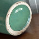 Jade green glazed ceramic vase, Vallauris 1950