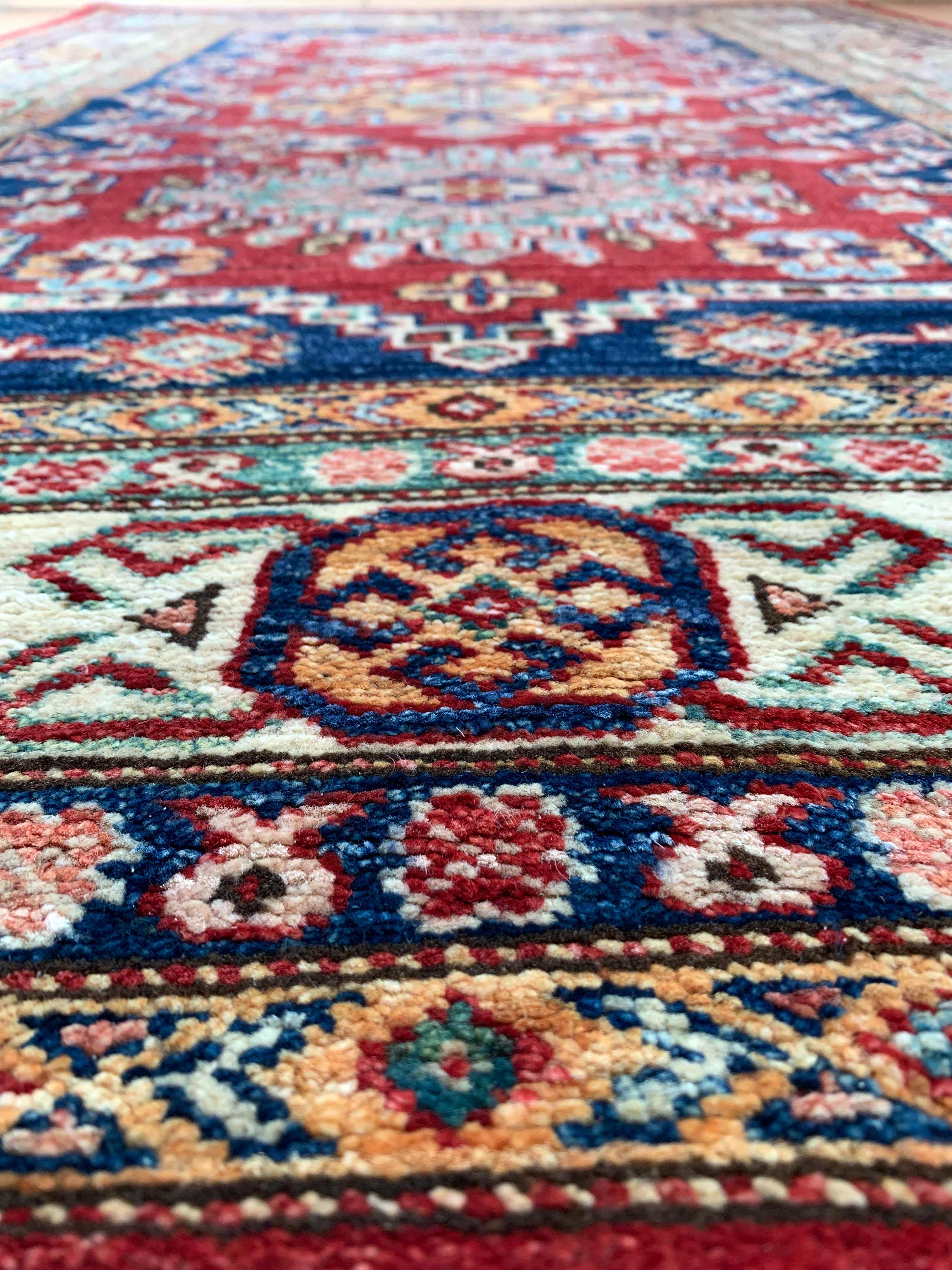 Pakistani carpet Lain - Kazak - 118 x 174 cm