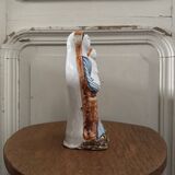 Vierge à l'Enfant en faïence de Nevers XVIIIe
