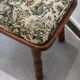 Wooden stool with cushion