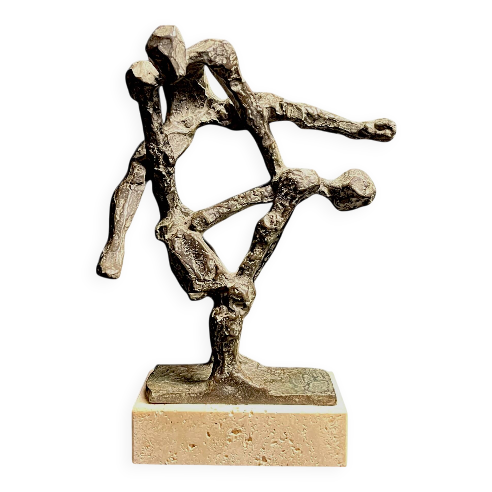 Velilla ubago, bronze sculpture “pídola” signed and numbered, 20th century