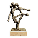 Velilla ubago, bronze sculpture “pídola” signed and numbered, 20th century