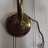 Tulip and laton wall lamp