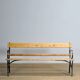 Banc de parc en fer riveté, années 1920