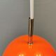 Orange ball lamp, Danish design and estimated from the 80