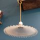 Suspension corole sandblasted lace support brass porcelain dpm 0323118