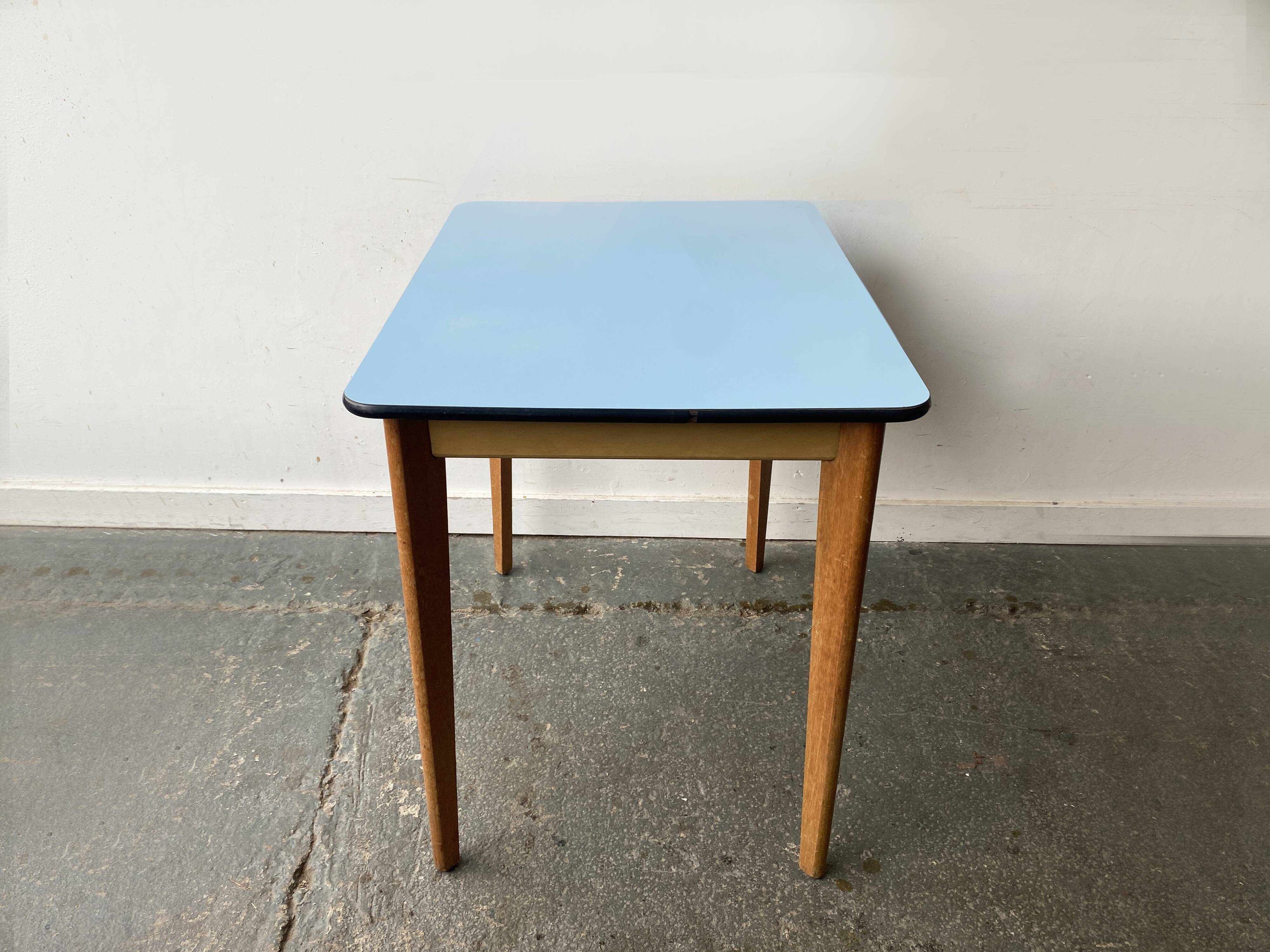 Mid-Century 1960s vintage small Formica kitchen/dining table