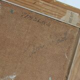 Mid-century oil painting "Mountain Scene"