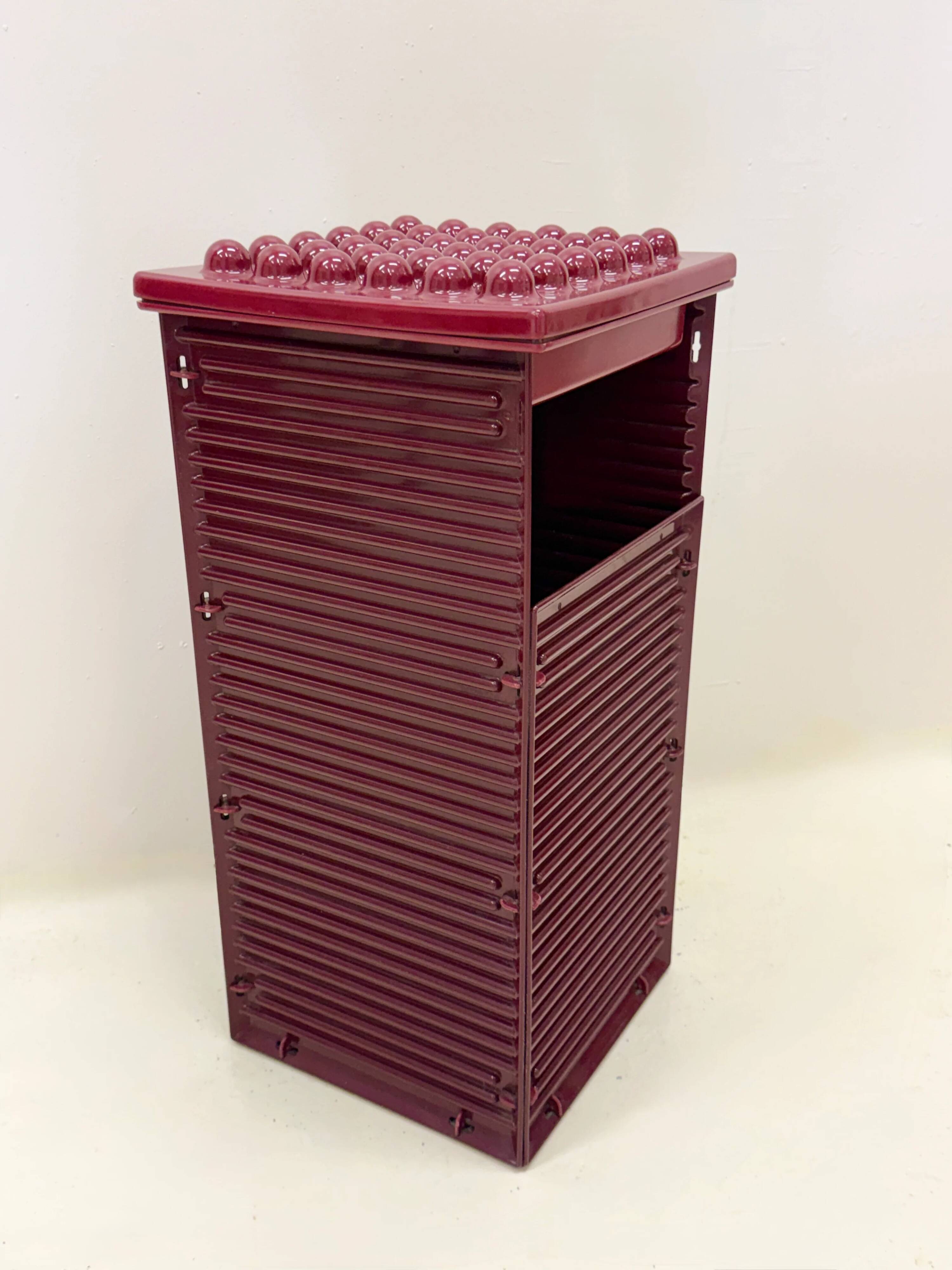 Ashtray bin "Sistema 45" — Ettore Sottsass, Italy, 1970