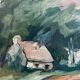 Tableau "La maison en pleine forêt"