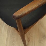Larsen & Madsen Oak Lounge Chair for Fritz Hansen, 1970s