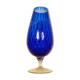 Glass vase Empoli Italy 1960