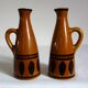 2 Longchamp glazed ceramic pitchers from the 70s