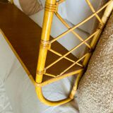 Rattan shelf