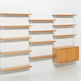 Original String Wall System in Ash by Nisse Strinning, Sweden - 1950's