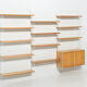 Original String Wall System in Ash par Nisse Strinning, Suède - Années 1950