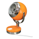 Lampe de table Goffredo Reggiani Orange Eyeball Space Age, Italie, années 1970