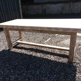 Beech farmhouse table