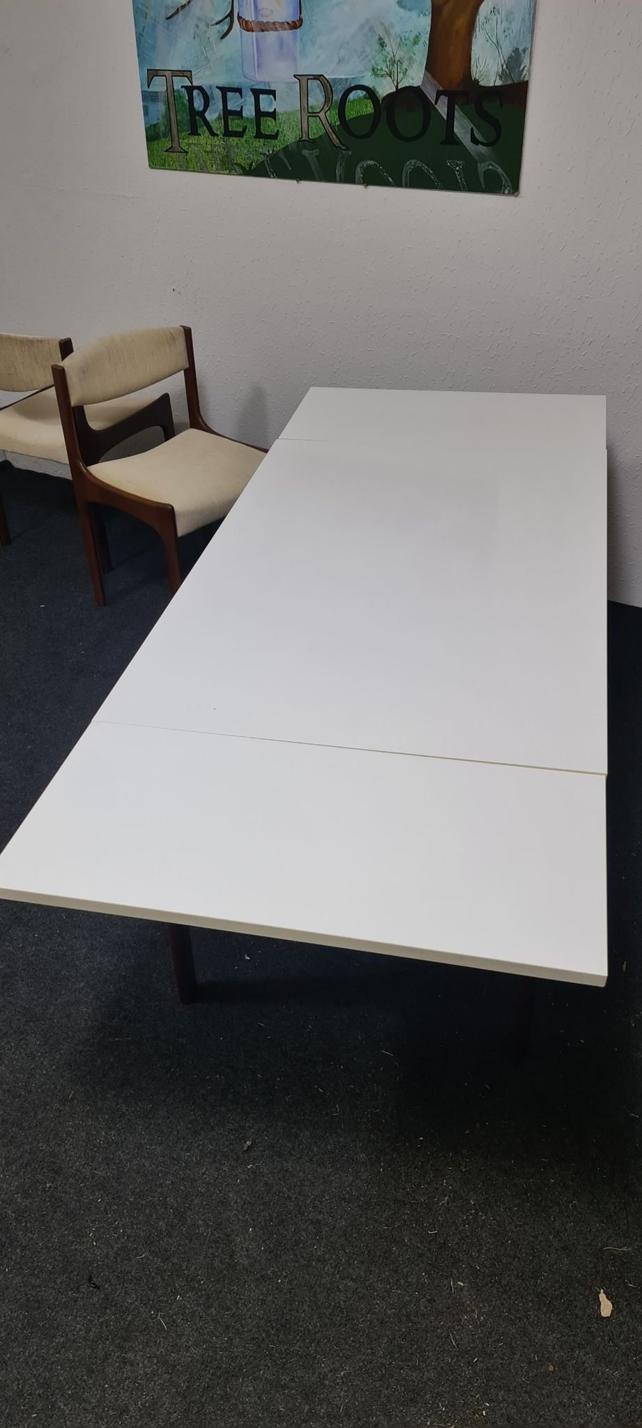 Table à manger vintage et chaises