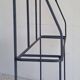 Large modernist wrought iron cloakroom from the 1950s.