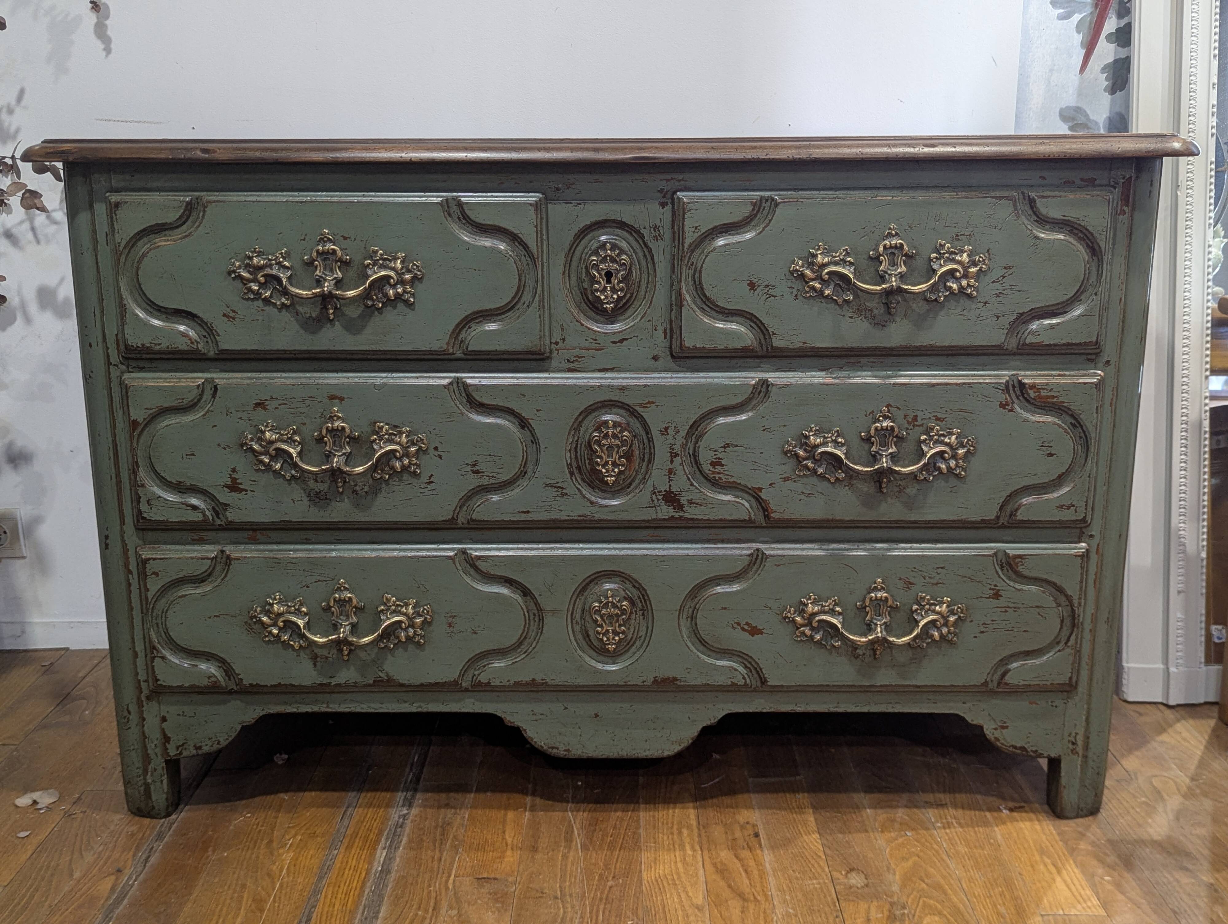 Louis XVI oak chest of drawers