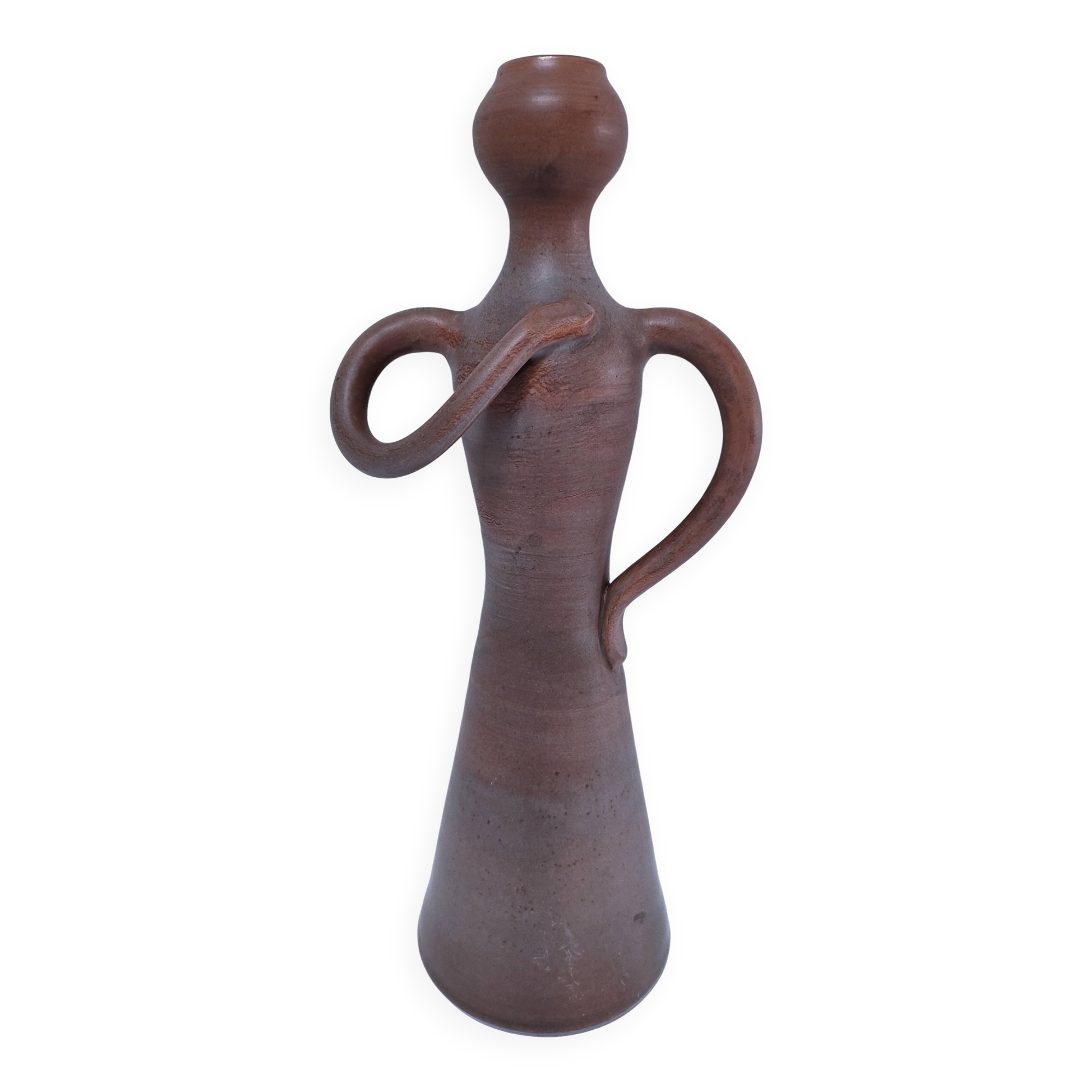 Vintage signed ceramic soliflore vase