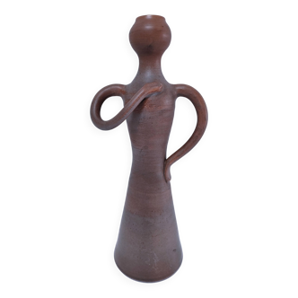 Vase soliflore céramique signé vintage