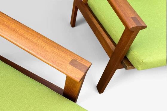 Illum Wikkelsø „Capella“ Set of 1 Armchair and 2 Sofas – Niels Eilersen – 1960s