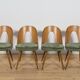 Chaises de salle à manger par Antonín Šuman pour Tatra, années 1960, lot de 4