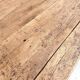 Large brutalist farmhouse table in solid oak from the 1950s.
