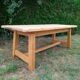 Solid oak farmhouse table