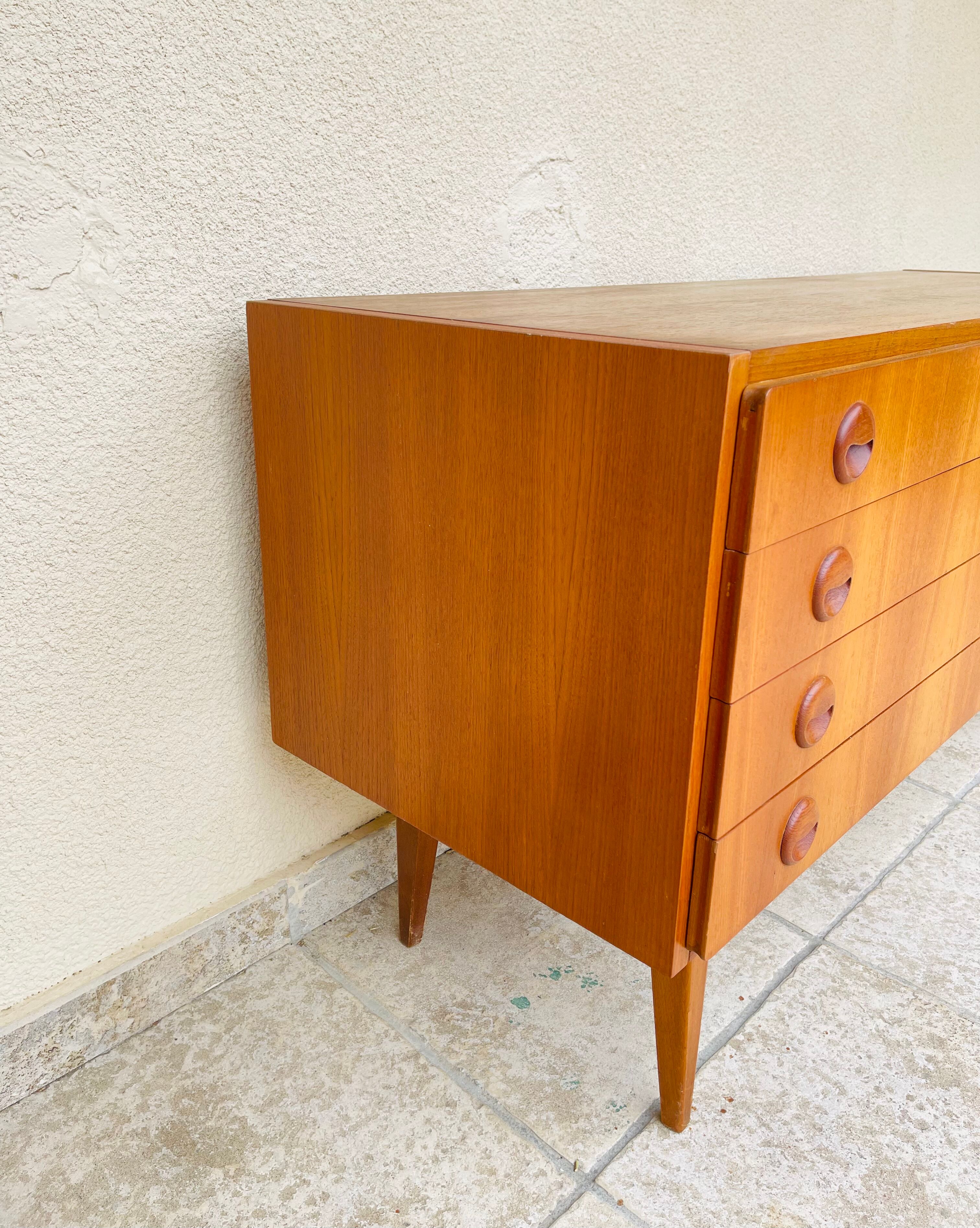 Scandinavian teak row