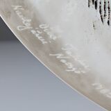 Oiva Toikka Ceramic Panda Bear Plate Nuutajärvi Finland 1983