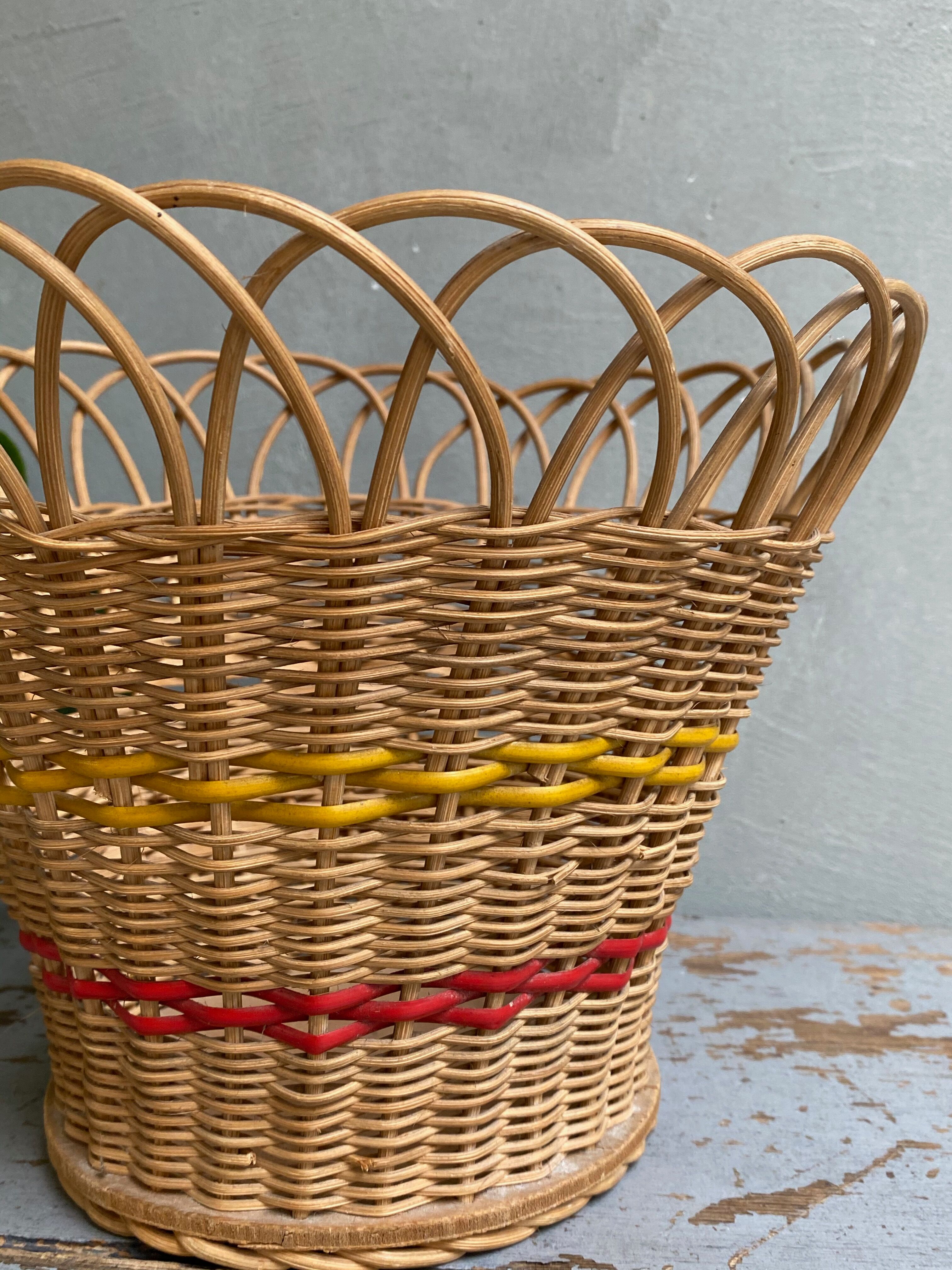 Corbeille à papiers vintage