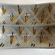 Céramique italienne vide poche Tasca sgraffito 1960