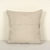 Handmade Organic Wool Striped Couch Pillow Cover, Ethnic Chair Cushion Decor from Anatolian, Bohemia