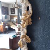 Lacquered and gilded mirror