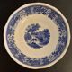 Salad bowl in blue and white earthenware, burgenland model of villeroy and boch