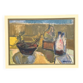 Original Swedish Oil on Canvas – “Still Life” by Arthur Y. Nilsson – Signed