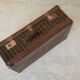 Vintage imitation crocodile case