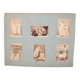 6 old photographs dancers chess players Kabyles grocery store