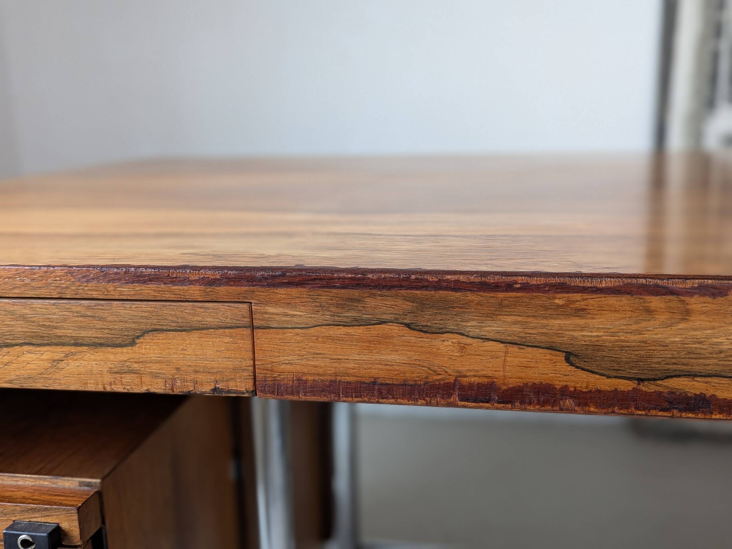 Rio rosewood executive desk, 1970s.