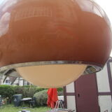 70s plastic ball chandelier