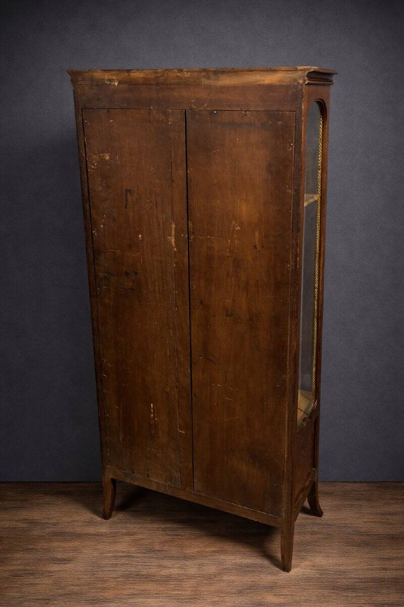 Vitrine en marqueterie – époque Art Nouveau / Bois précieux - Majorelle - G