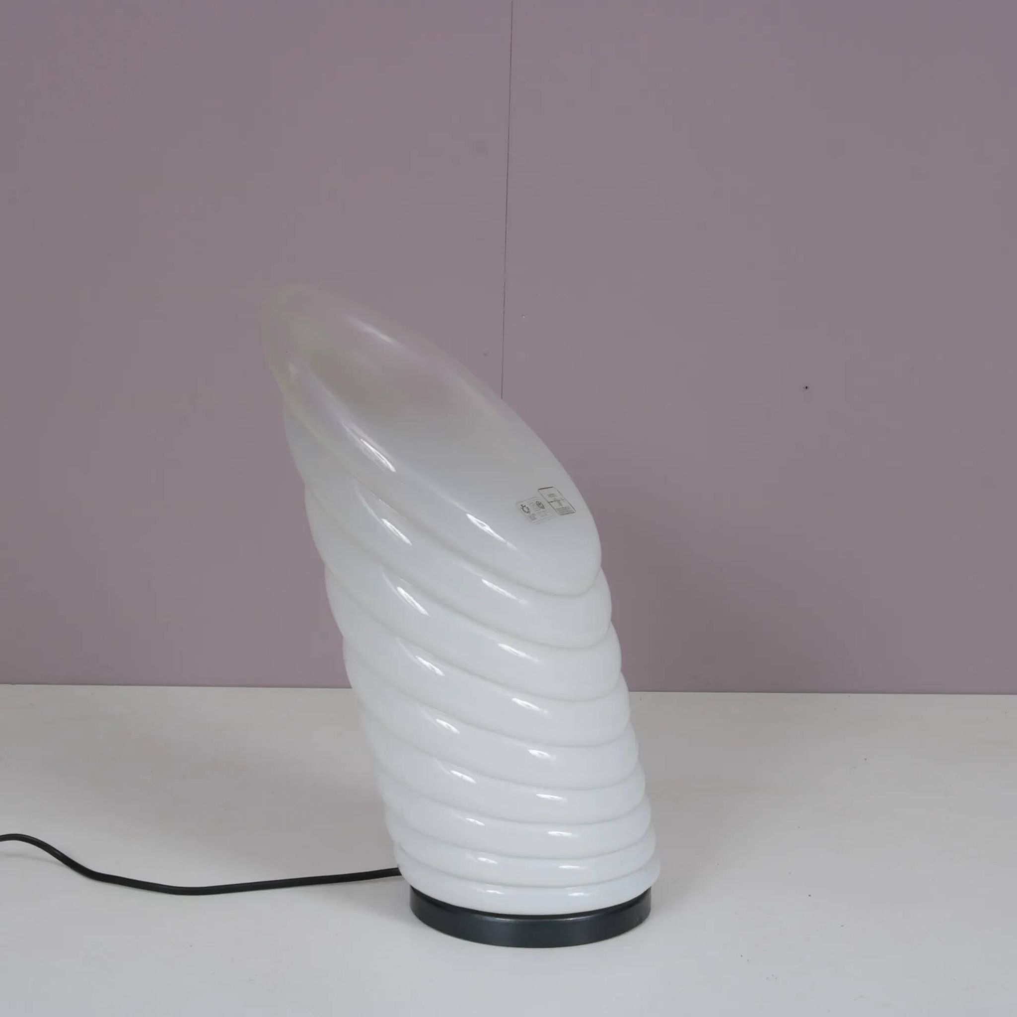 1980s “Coba” table lamp by R. Pamio & R. Toso for Leucos, Italy