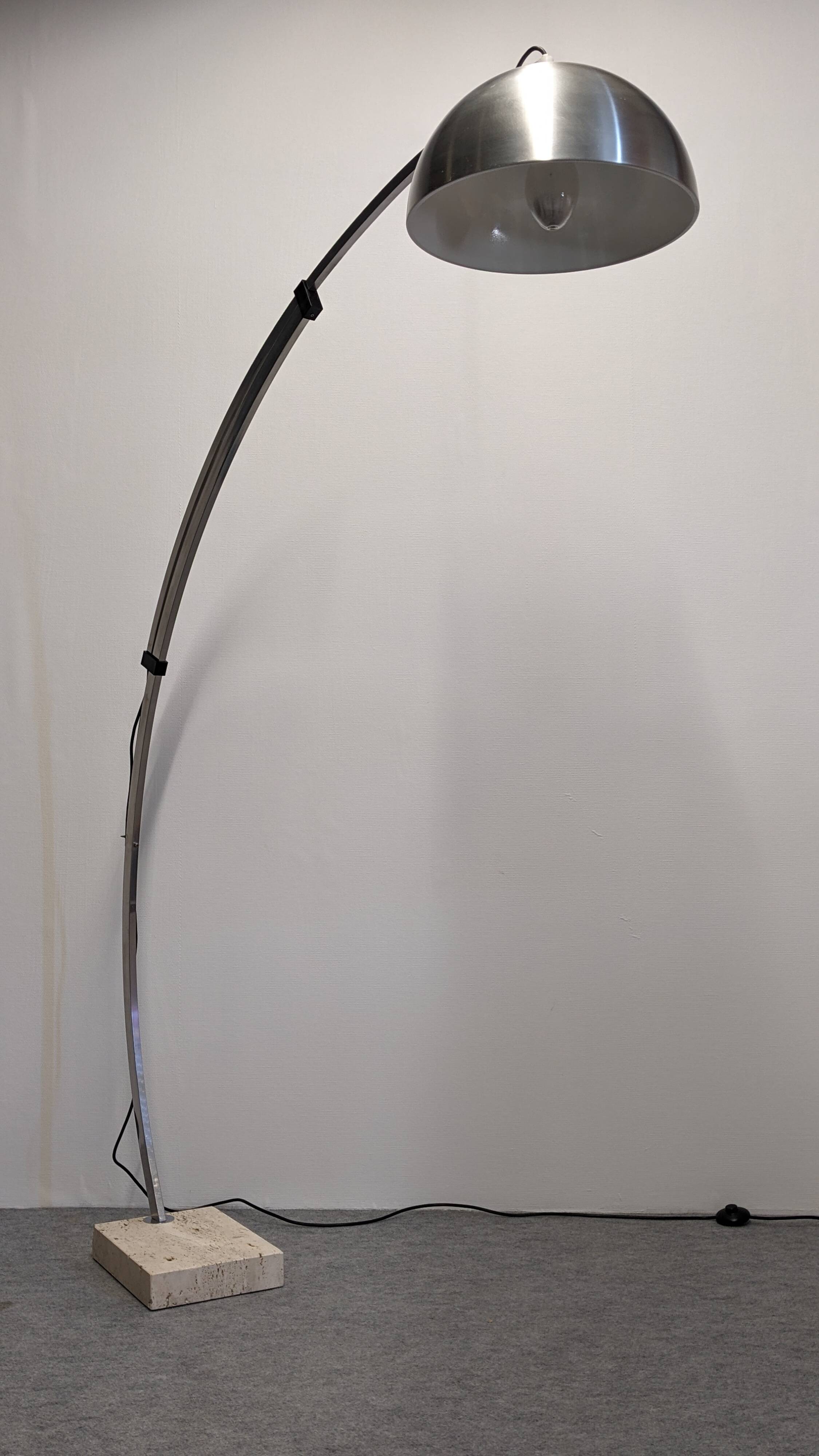 Italian Space Age Arc Floor Lamp, 60s-70s