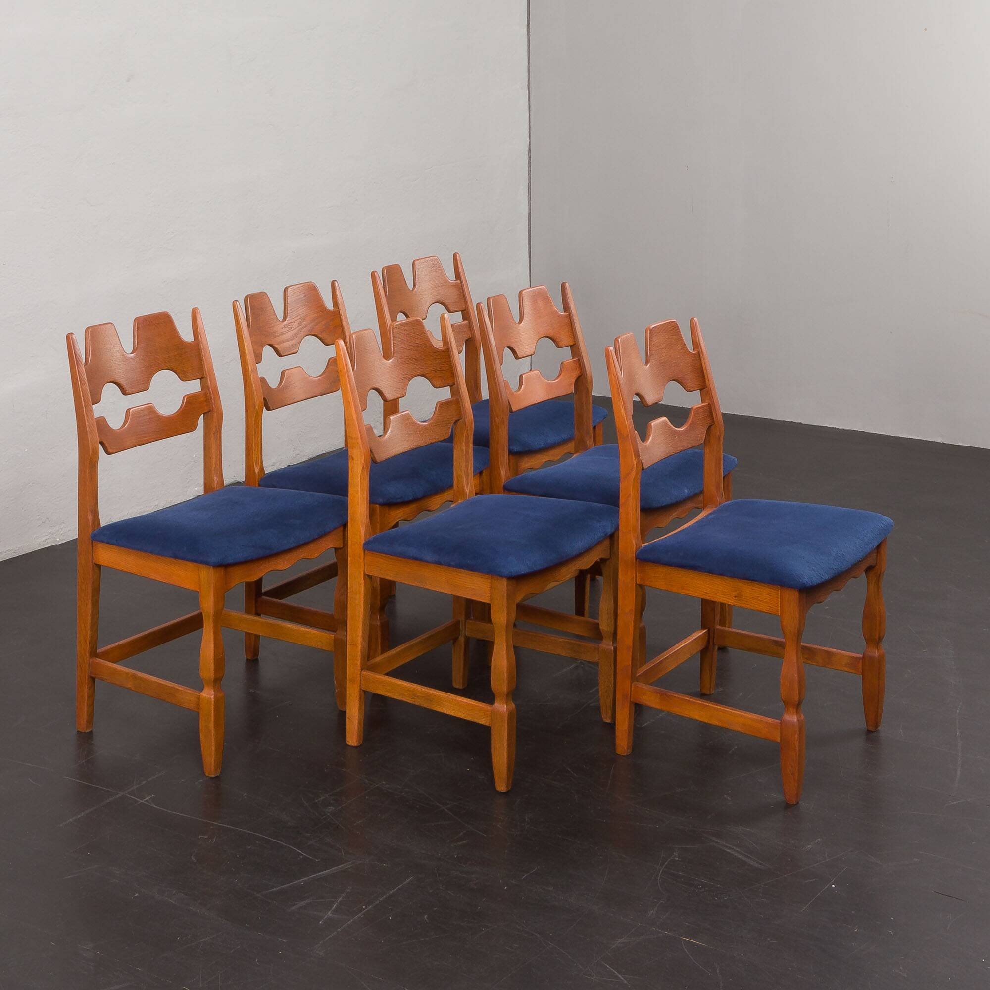 Razor Blade Chairs by Henning Kjaernulf for Nyrup, Denmark 1960s