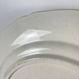 Round plate Villeroy & Boch, Bordeaux rim, early 20th century.