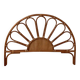 Vintage 1970s rattan and cane headboard for a double bed.