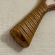 Vintage rattan tennis racket mirror